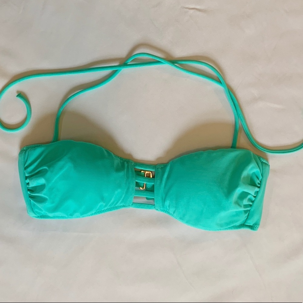 VS Turquoise Bandeau Swim Top